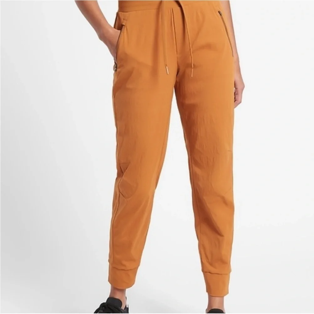 Athleta Trekkie North jogger in Cattail Brown Size 12 EUC - Picture 1 of 8